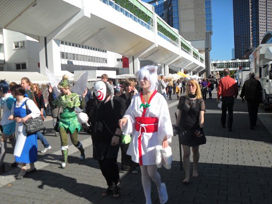 dressed up for book expo