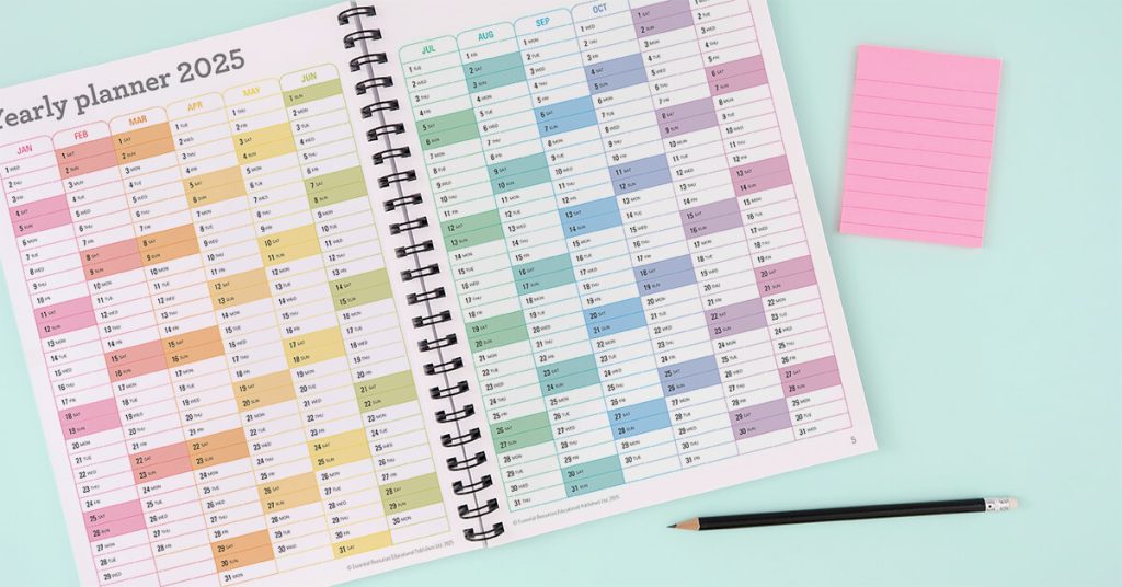teacher planner calendar pages