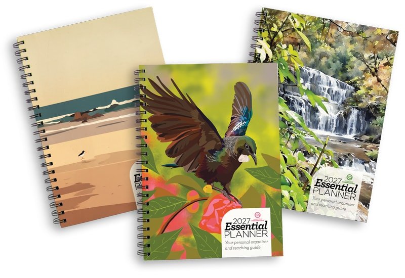 NZ teacher planner 2027 cover options